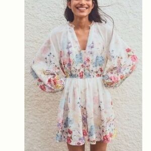 Let Me Be V-Neck A-Line Mini Dress